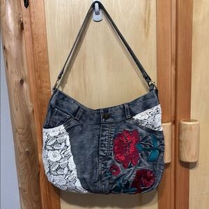 Patricia Nash Denim Floral and Lace from the Cassini Collection